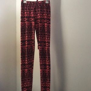 Forever 21 Funky High Waisted Leggings